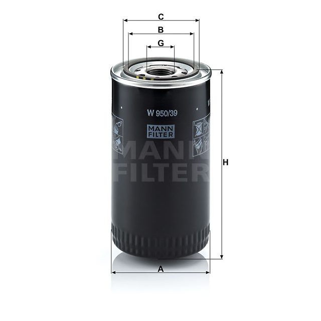 Oil Filter to suit DAF