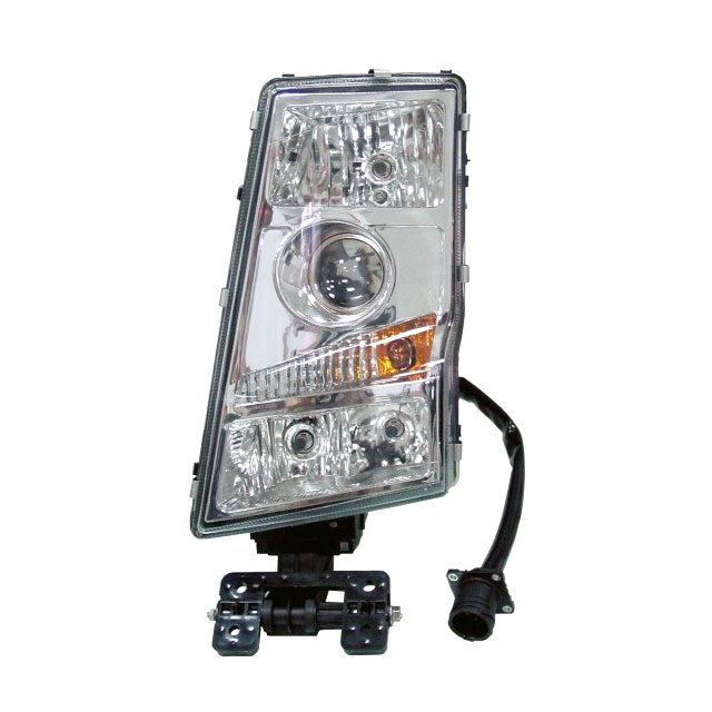Headlamp LH to suit Volvo FH FM Series 2 LHD (Round Plug)