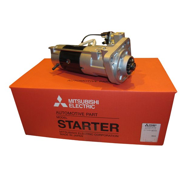 Starter Motor - Mitsubishi OEM - 24V, 5Kw - Suits Volvo FE, FL photo 2