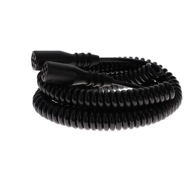 7 CORE ELECTRICAL COIL 10MTR INC BLACK MOULDED PLUGS photo 2