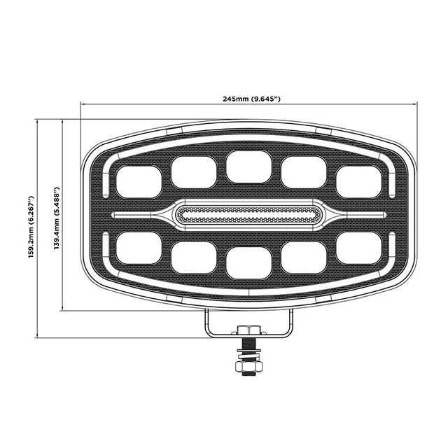 BOREMAN FULL LED SPOT LAMP 10-30V 2200 LUMENS photo 4