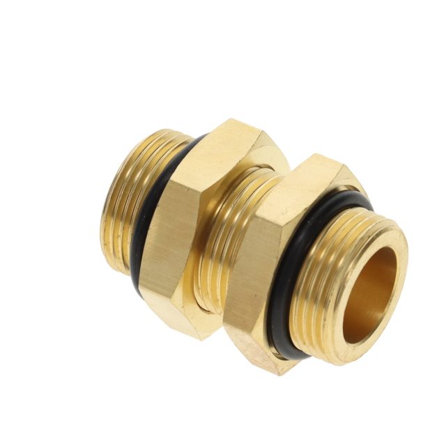 M22x1.5 - Straight Bulkhead Adaptor - Male/Male/Female M16 photo 3