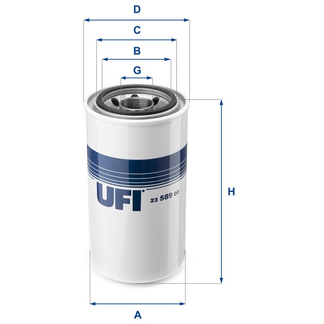 UFI OIL FILTER 23 589 00 photo 2