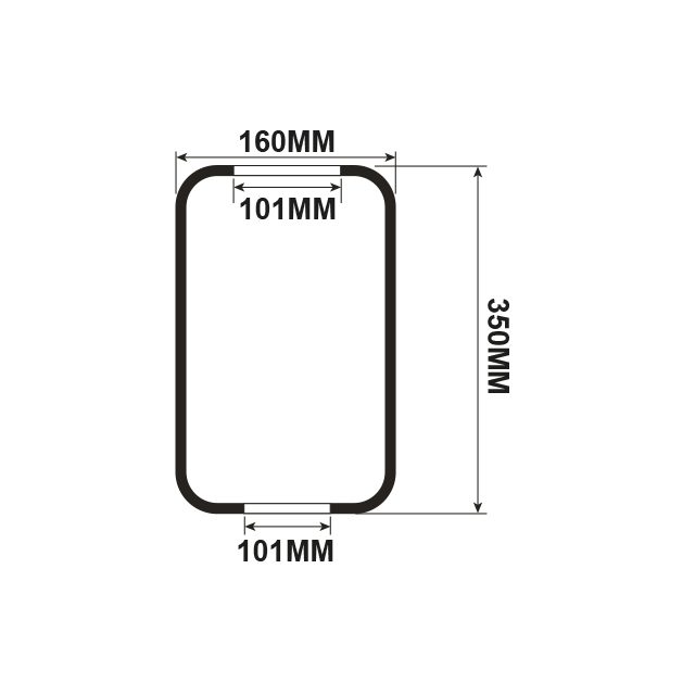 AIR SPRING DIAPHRAGM ONLY