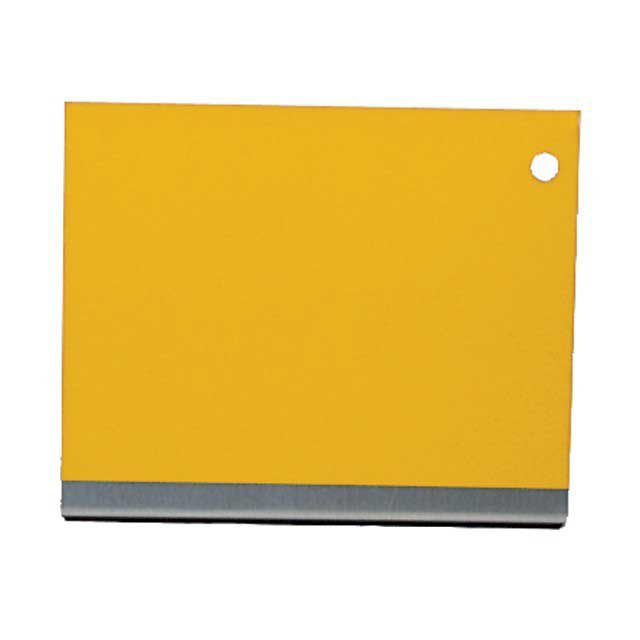 NUMBER PLATE BLANK STEEL YELLOW FINISH