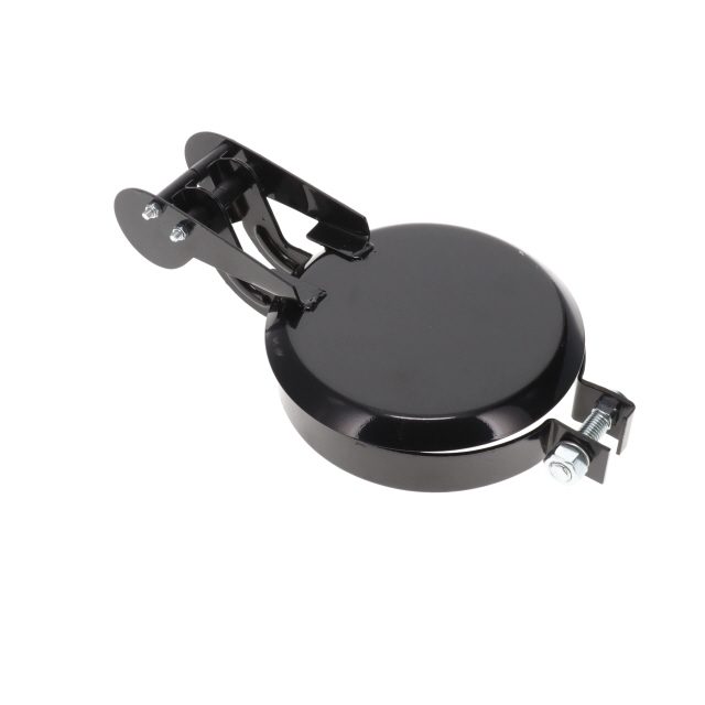 RAIN CAP 6" BLACK FINISH BLACK FINISH POWDER COATED