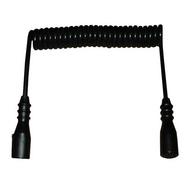 Electrical Coil with Plastic Plugs - 7 Core, 3m