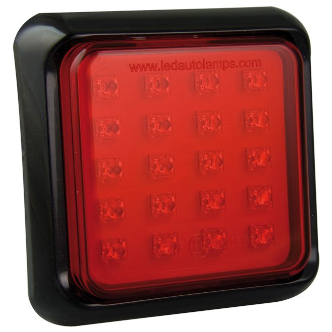 Square  Fog Lamp - Black Bracket