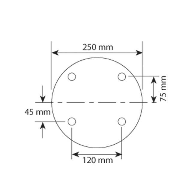 AIR SPRING ASSEMBLY (ASK020)  4 BOLT STEEL PISTON GIGANT photo 4