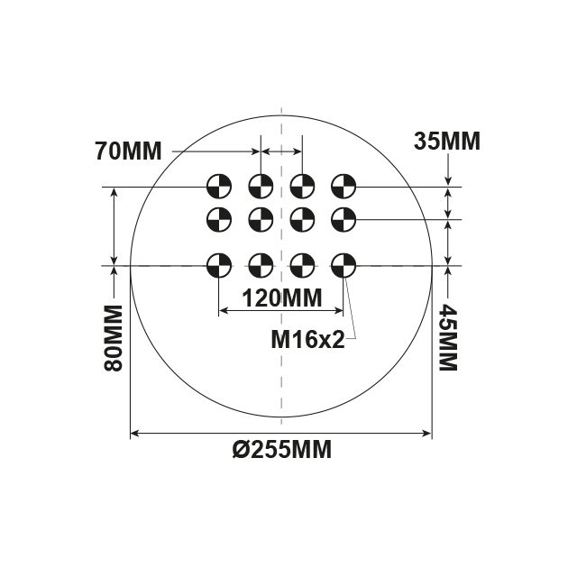 AIR SPRING ASSEMBLY (ASK020) 36-1 STEEL PISTON BPW photo 3