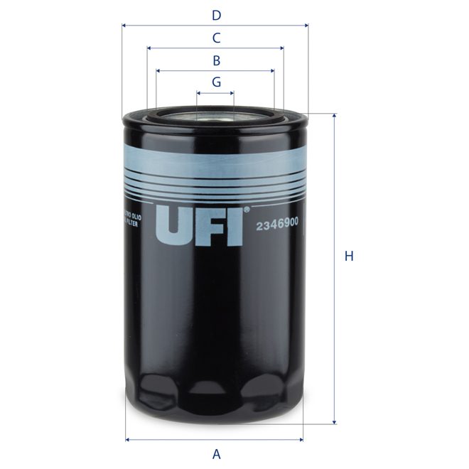 UFI OIL FILTER 23 469 00 photo 2
