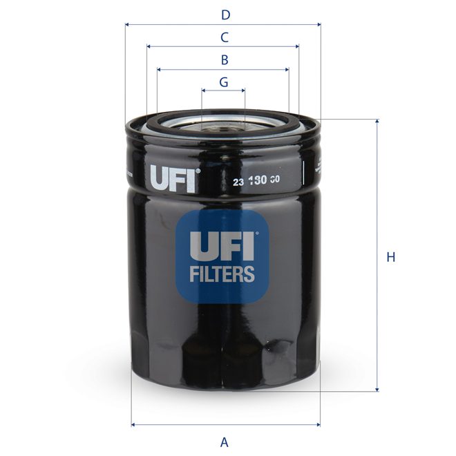 UFI OIL FILTER 23 180 00 photo 2