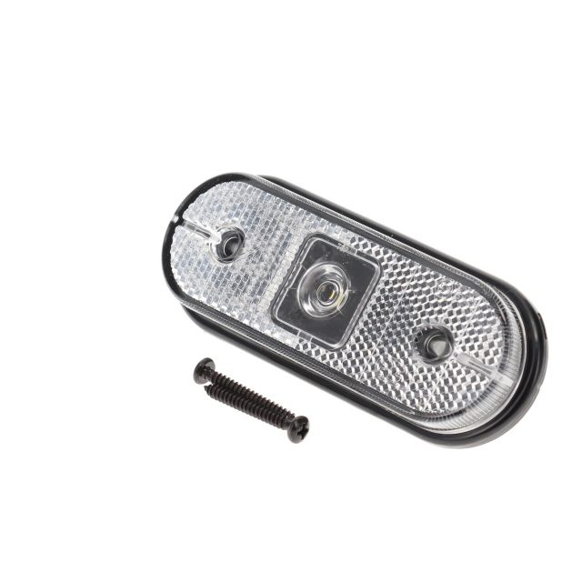 LENS UNIPOINT 1 LED FPL  (SCREW LENS) + SCREWS IN BAG - 24V photo 2
