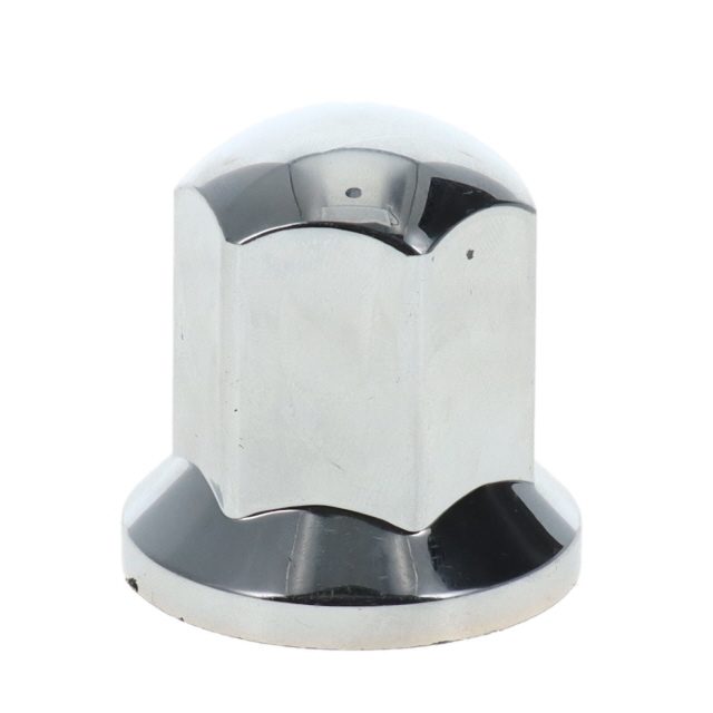 32MM LONG WHEEL NUT COVER PLASTIC CHROME - H 54mm photo 3