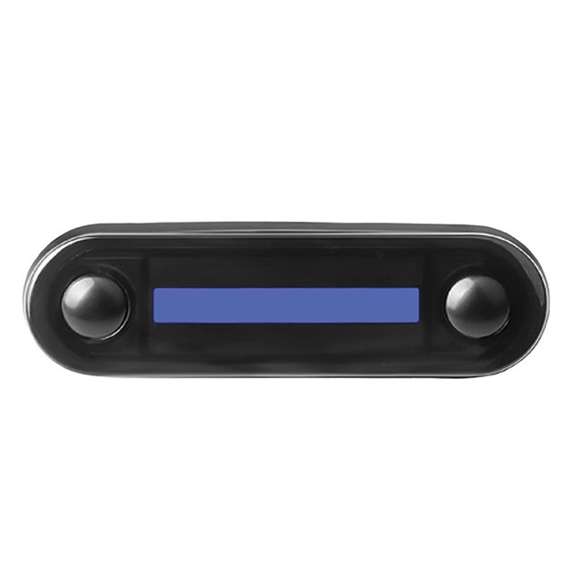 BLUE FLUSH FIT LED MARKER LAMP 0.5MTR CABLE