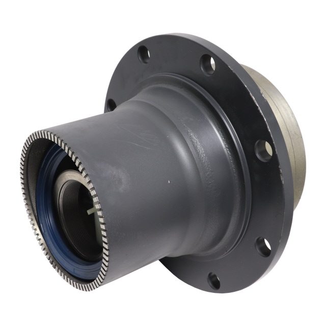 LIFT AXLE WHEEL HUB ASSY WITH CAST ABS RING & HUB CAP photo 2