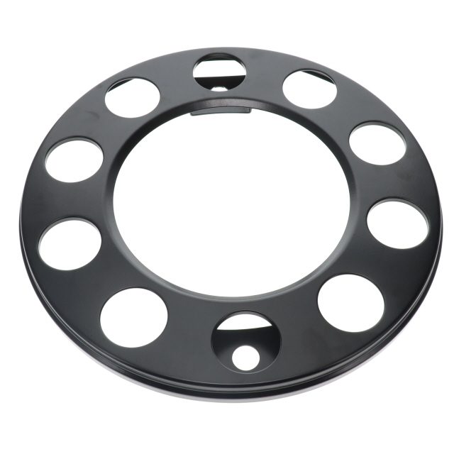 BLACK COATED STEEL WHEEL TRIM 22.5IN (571MM) HOLLOW TYPE photo 4