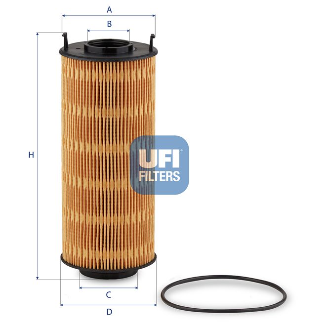 UFI OIL FILTER ELEMENT photo 2