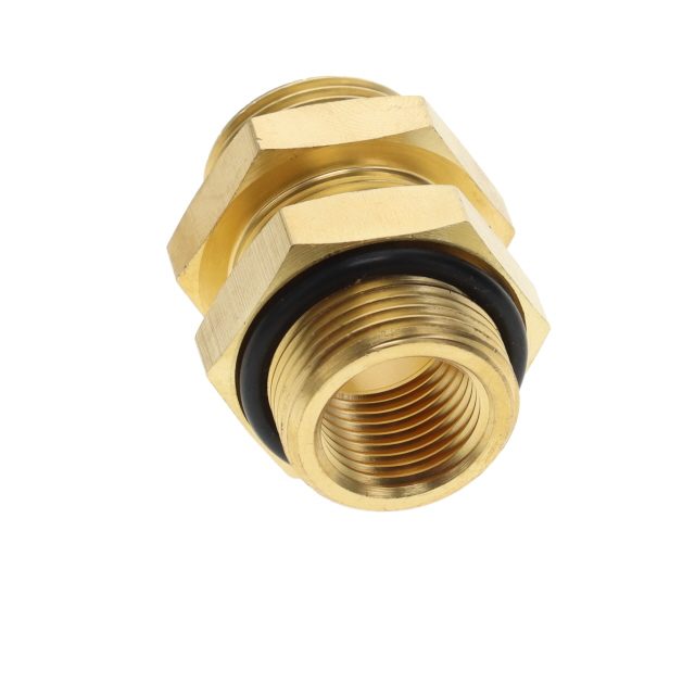 M22x1.5 - Straight Bulkhead Adaptor - Male/Male/Female M16 photo 2