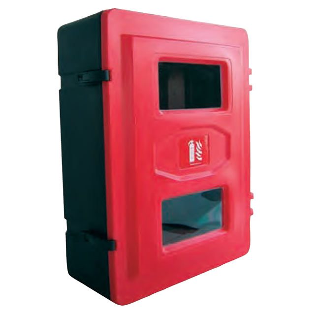 JONESCO DOUBLE FIRE EXTINGUISHER BOX