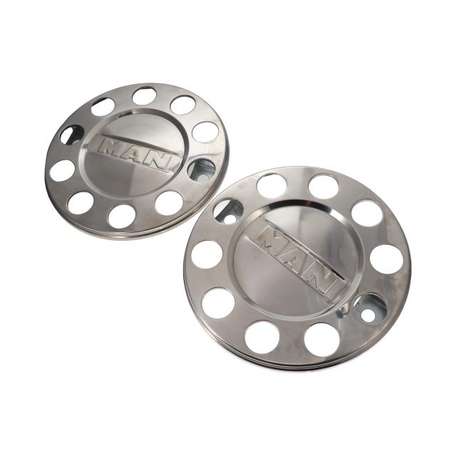 STAINLESS STEEL WHEEL TRIM 22.5IN (25mm MOUNT HOLES) (571MM) SOLID TYPE MAN