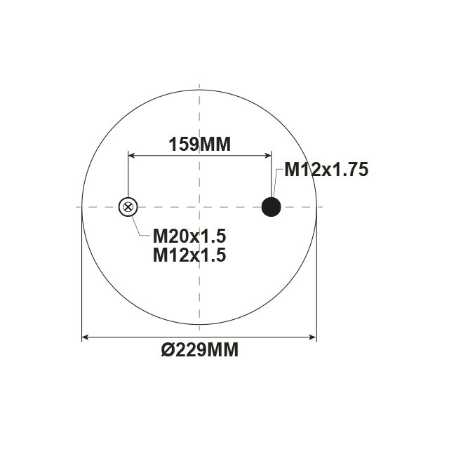 AIR SPRING ASSEMBLY (ASK050) PLASTIC PISTON photo 2