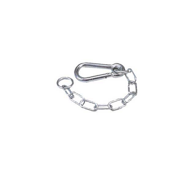 Dog clip and chain 101mm