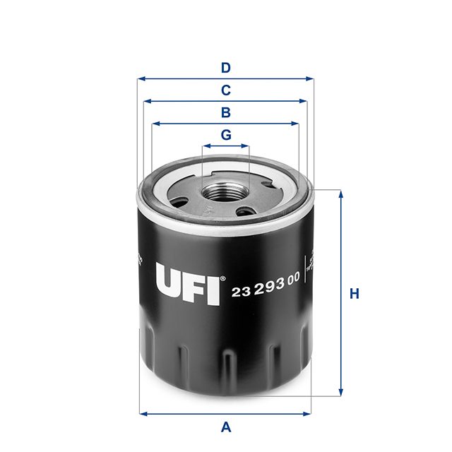 UFI OIL FILTER 23 293 00