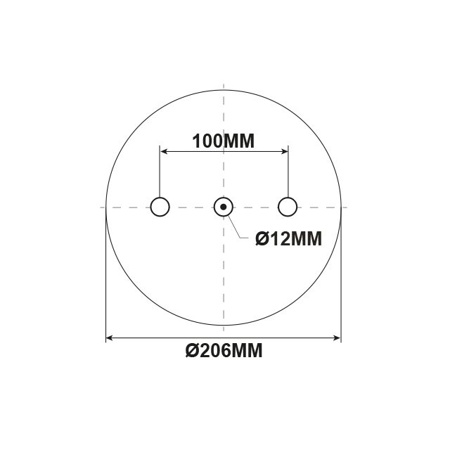 AIR SPRING (ASK231) STEEL SCANIA M14 photo 3