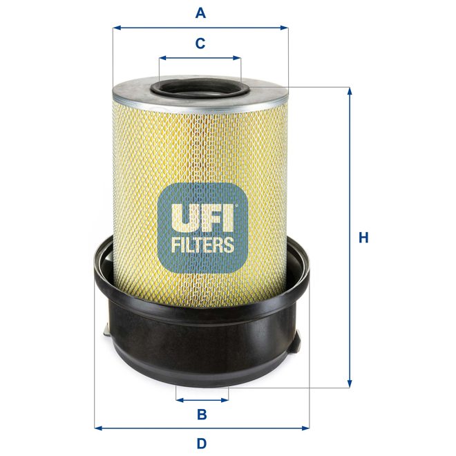 UFI AIR FILTER 27 469 00 photo 2