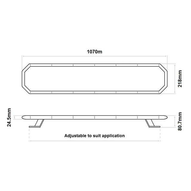 Raider Lightbar 42" 1070MM 14 Led Module 12/24V R65 photo 4