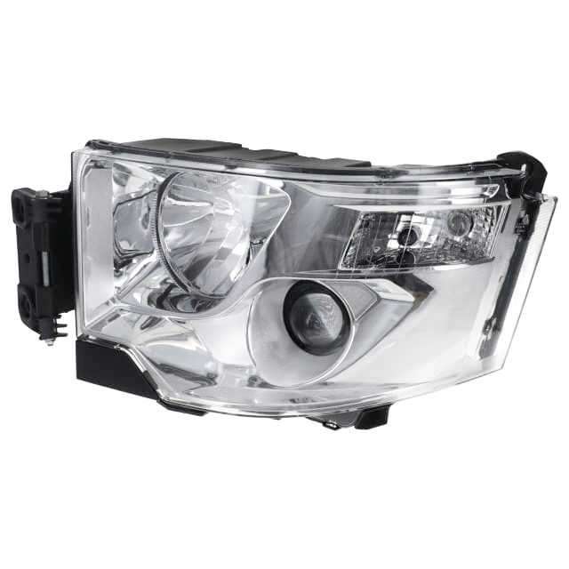 Chrome Headlamp LH - Halogen with BULB DRL to suit Renault T
