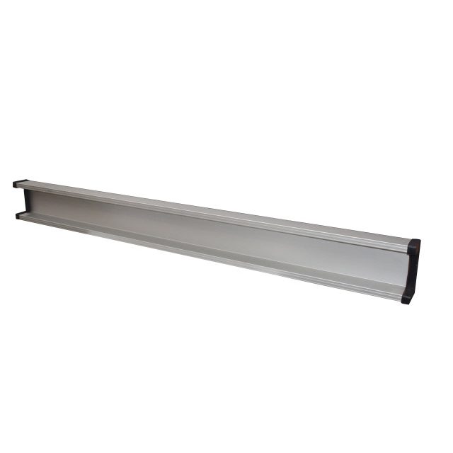 Anodized Aluminium Rear Lighting Mount Bar - Un Drilled C/W Rubber End Caps photo 2