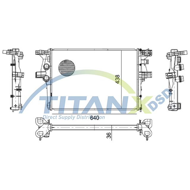TITANX RADIATOR IVECO VANS