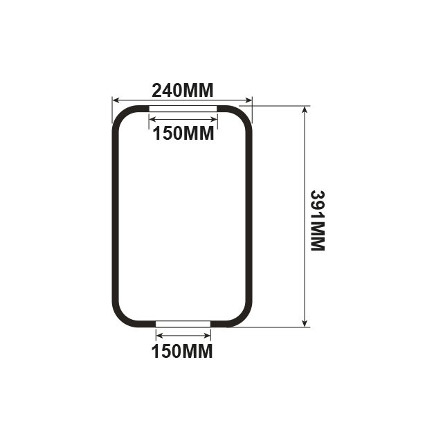 AIR SPRING DIAPHRAGM ONLY
