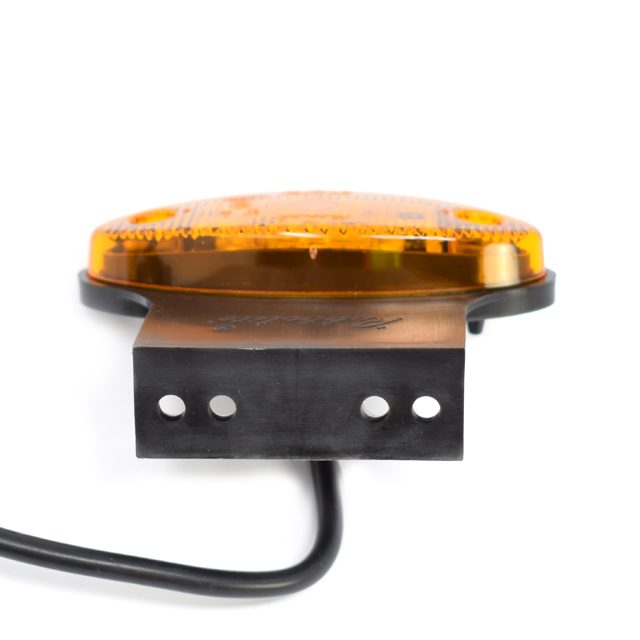 AMBER LED MARKER LAMP 12-24V INC BRACKET photo 4