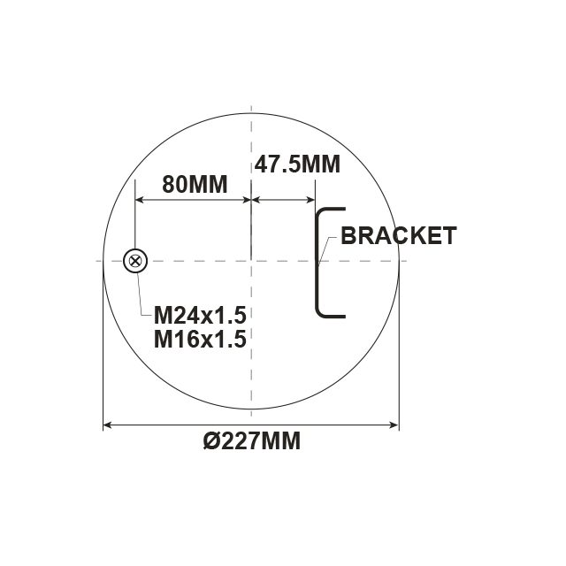AIR SPRING ASSEMBLY (ASK057) STEEL PISTON VOLVO photo 2
