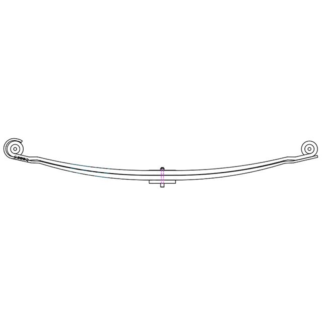 Front Twin Leaf Spring - To Suit Iveco Stralis