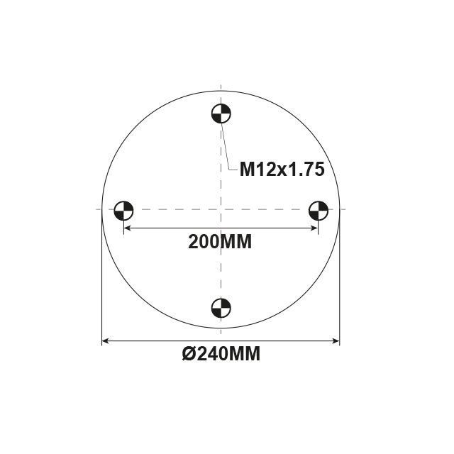 AIR SPRING ASSEMBLY (ASK061) STEEL PISTON MERCEDES photo 3