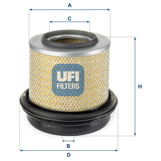 UFI AIR FILTER 27 989 00 photo 2