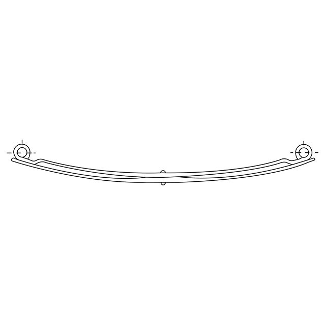 Leaf Spring Front - 2 Leaf