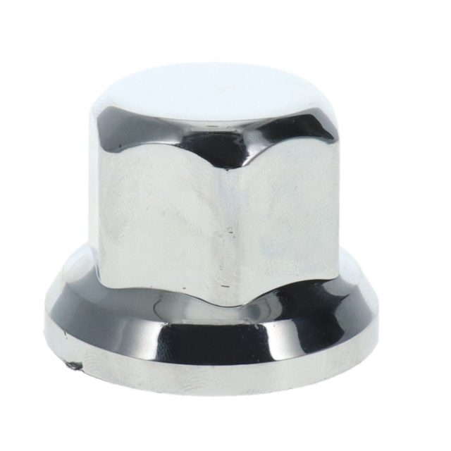 32MM SHORT WHEEL NUT COVER PLASTIC CHROME - H 40mm photo 3