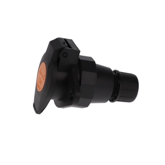 Normal 7 Way Black Plastic Socket photo 2