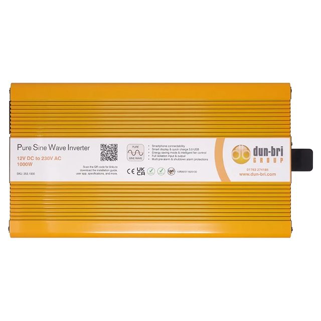 Dun Bri Pure Sine Wave Invertor 1000W 12V photo 2