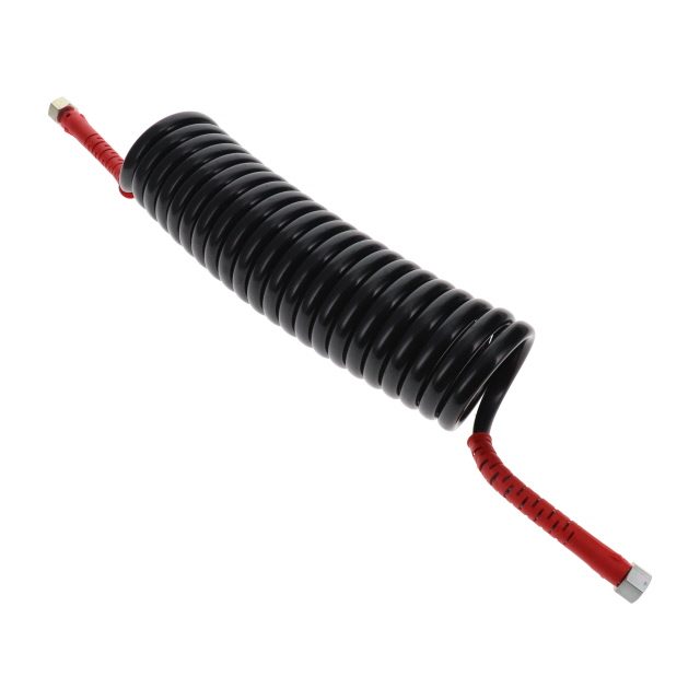 AIR COIL 4.5M  BLACK WITH RED TAIL M18 FEMALE