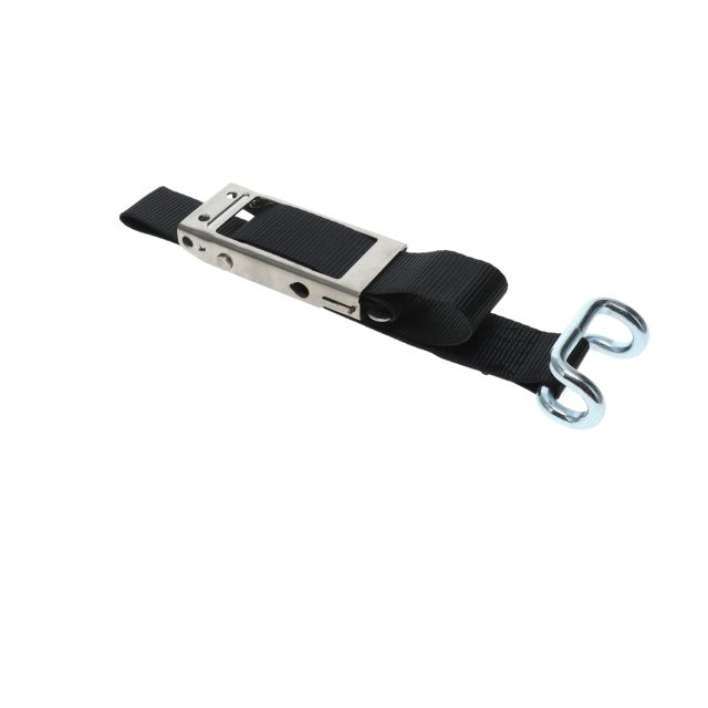 Locking Curtain Buckle with Closed Rave Black