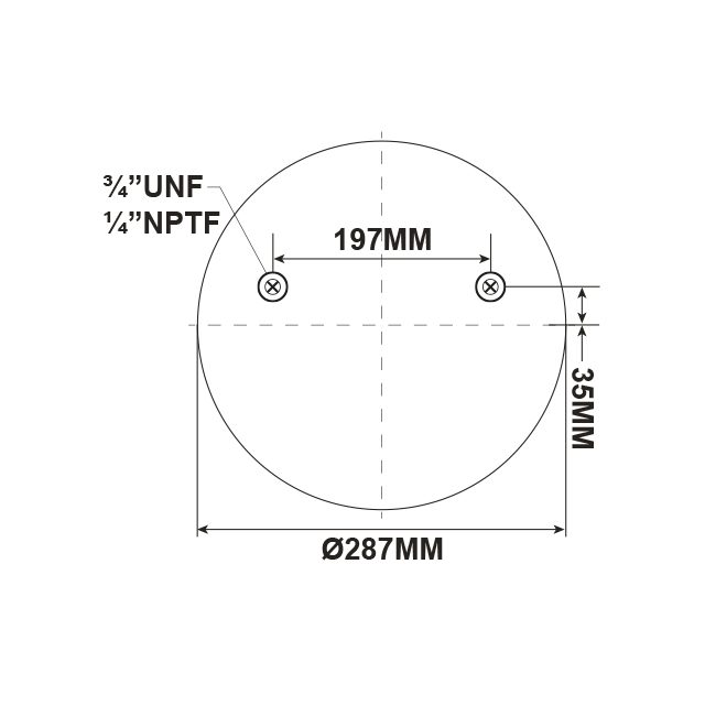 AIR SPRING ASSEMBLY (ASK016) STEEL PISTON HENDRICKSON photo 2