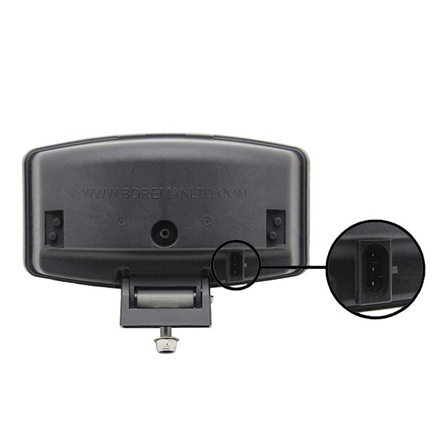 LED Driving Lamp with Light Bar Smoked Chrome photo 4