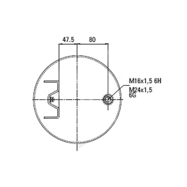 AIR SPRING ASSEMBLY (ASK057) STEEL PISTON VOLVO photo 2