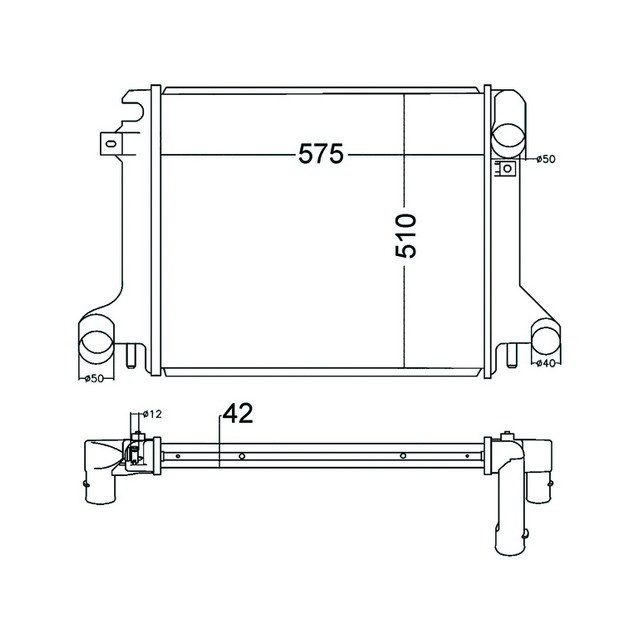 HELLA RADIATOR 8MK376758-021